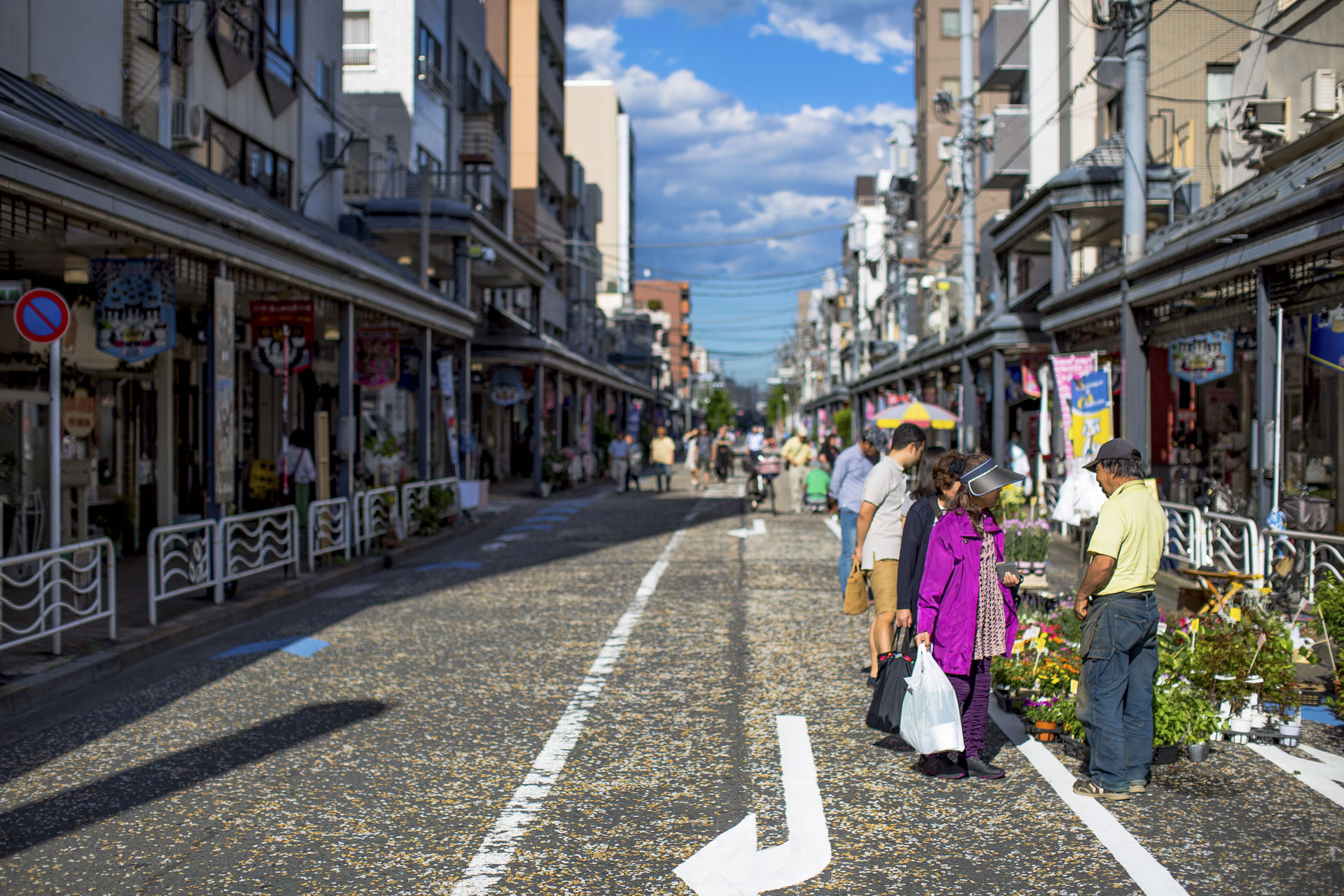 森下商店街の歩行者天国